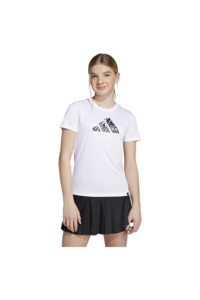 adidas Tricou pentru copii cu mânecă scurtă, Climacool, cu imprimeu animalier...