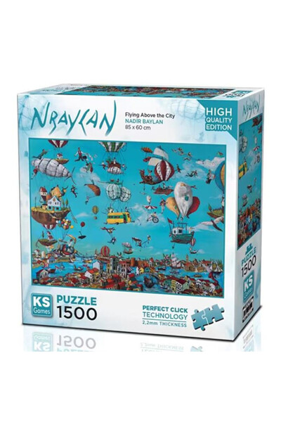 Ks Games Puzzle 1500 Flying Above The City