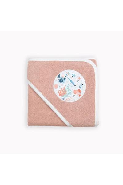 OEM Prosop cu glugă Blush din bumbac 75x75 cm