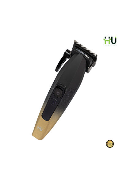 HU HAPPY USER Professional Hair Trimmer – 2500mAh Battery, Ceramic & Steel Bl...