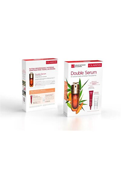 Clarins Set de ingrijire anti-imbatranire marca DOUBLE SERUM 65 ml