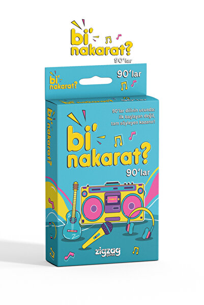 Zigzag Bi’ Nakarat? 90’lar | Türkçe Pop Şarkı Kart Oyunu | Eğlenceli Parti Oyunu