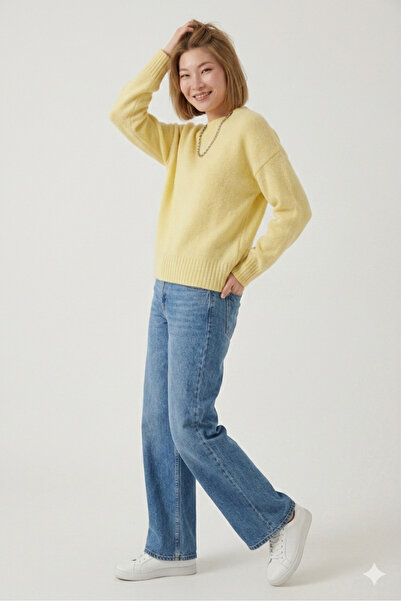 FAVORİST Soft Women's Cotton Sweater Original