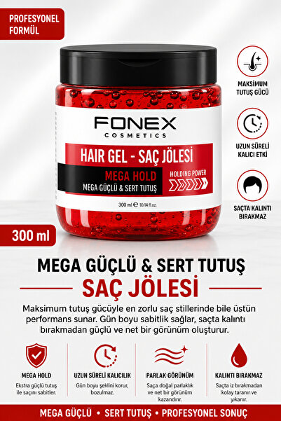 Fonex SAÇ JÖLESİ EXTRA GÜÇLÜ & ISLAK 300 ML