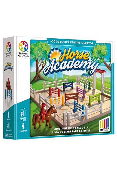 Smart Games Joc de logica cu 80 de provocari, Smart Games, Horse Academy