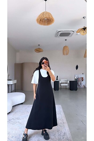 Buket Teke Black Twst Original Dress Tshirt Set