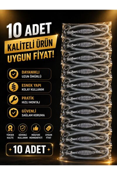 DR KARAM HOOKAH 10’lu Şeffaf Nargile Marpuç Seti – Esnek ve Dayanıklı Hookah ...
