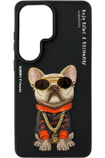 Nimmy Glasses Little Tycoon Πίσω Θήκη Σιλικόνης Πλαστική Αδιάβροχη Μαύρη για ...