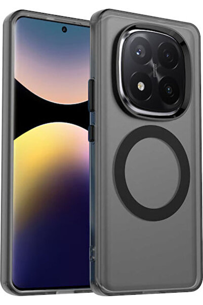 Techsuit Πίσω Κάλυμμα Σιλικόνης Μαύρο (Redmi Note 14 Pro+)