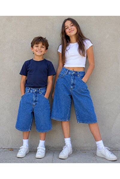 Ede Tekstil JEANS KIZ & ERKEK UZUN KOT ŞORT