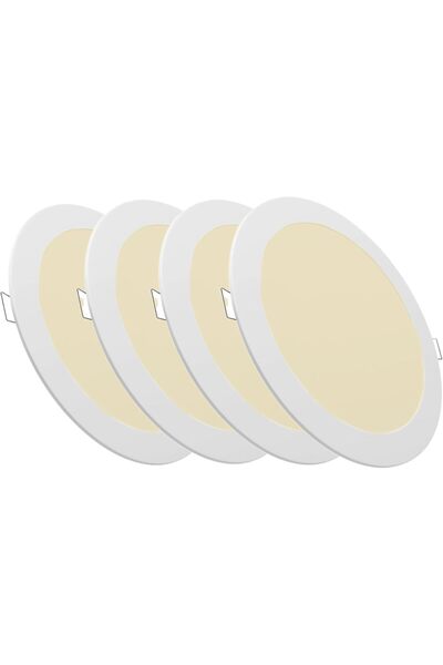 Generic LED Panel Light, 9 Inch Round Slim, 20W, White & Warm White, Non-Dimm...