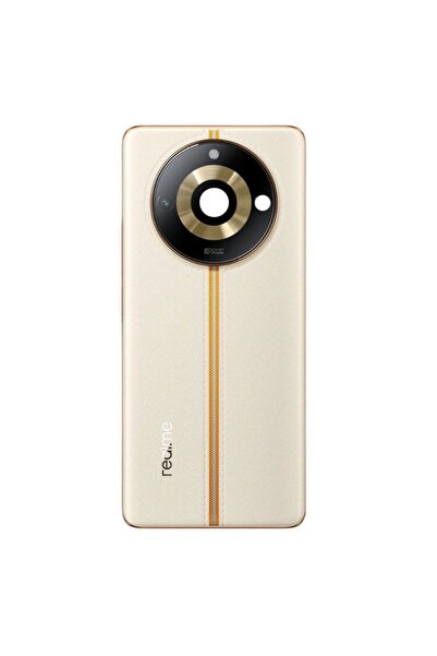 Yedcom Oppo Uyumlu Realme 11 Pro Plus Gold Kamera Camlı Arka Pil Kapağı Batar...