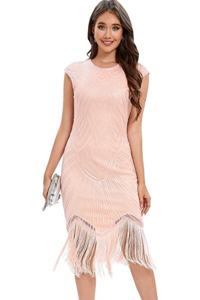 OEM VILOREE Rochie de damă paietată Retro Glamour pentru seară Marele Gatsby 3XL