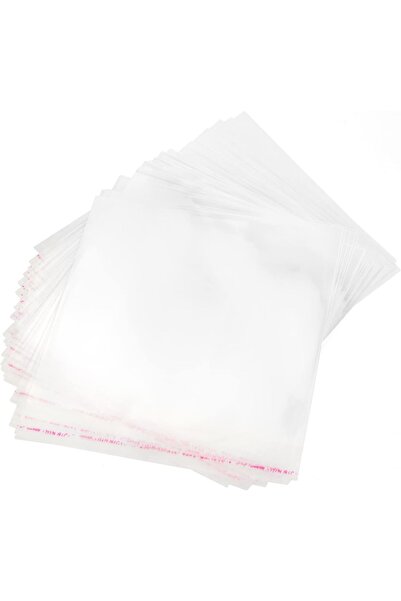OEM Pungi albe din celofan autoadezive, set 200 bucăți, 30x30 cm