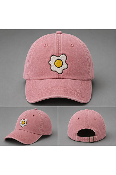 WeavedCo Egg Embroidered Vintage Washed Cap Hat