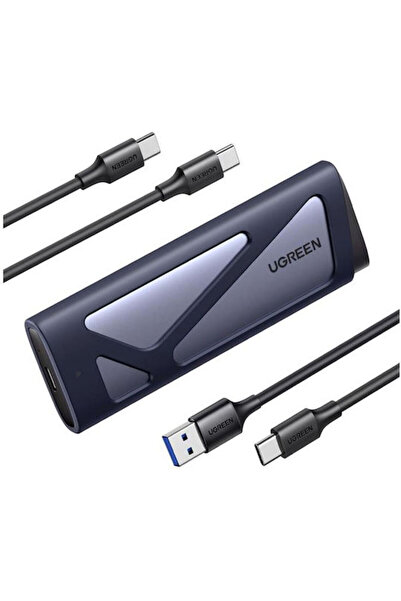 Ugreen Θήκη για Σκληρό Δίσκο M.2 SATA III με Σύνδεση Type-C Γκρι Κωδικός: 15813