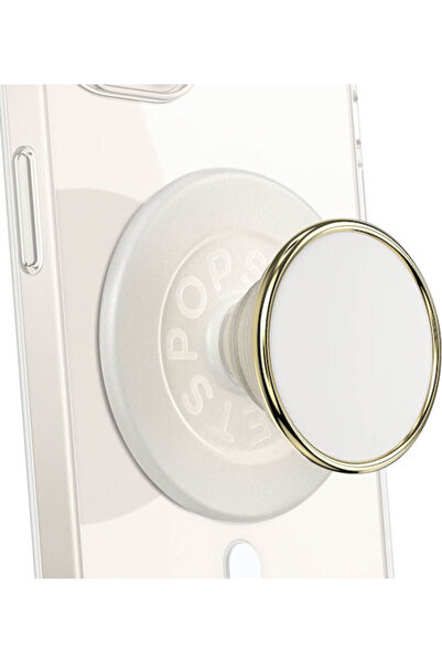 Popsockets Popgrip Popgrip Magsafe Λευκό Κρέμα Καρύδας