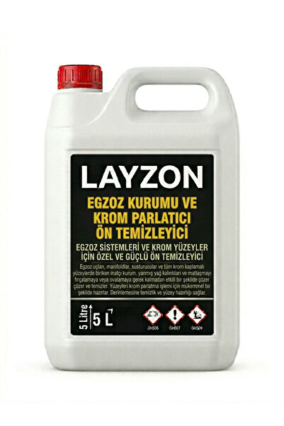 Egzoz Kurumu ve Krom Parlatıcı Ön Temizleyici 5L