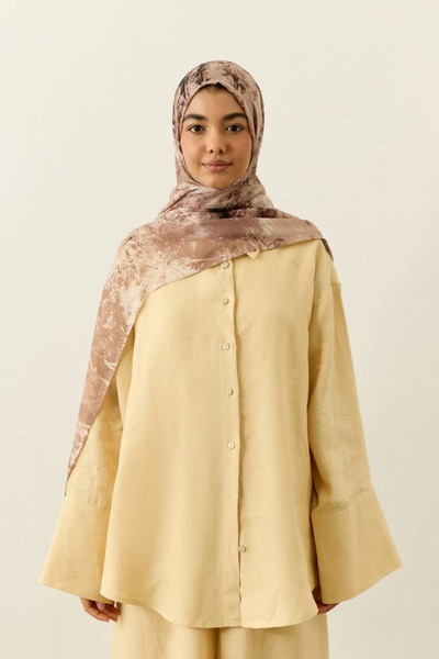 Modakaşmir Glow Pattern Tencel Flow Shawl