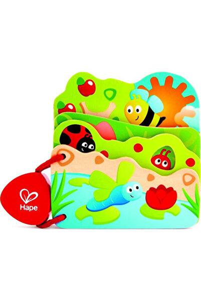 Hape Βιβλίο Δραστηριοτήτων Ξύλινο Βιβλίο Εντόμων για Μωρά για 10+ Μηνών