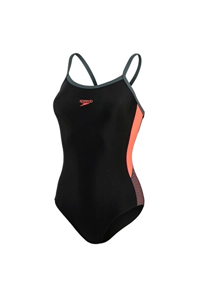SPEEDO Costum de baie întreg de damă, tip muscleback, cu bretele subțiri, pen...