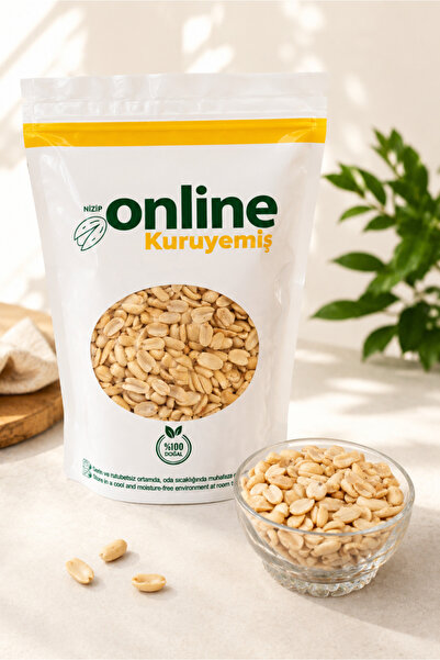 Nizip Online Kuruyemiş Yer Fıstığı - Soyulmuş - Çiğ- Şak Fıstık - 1 kg