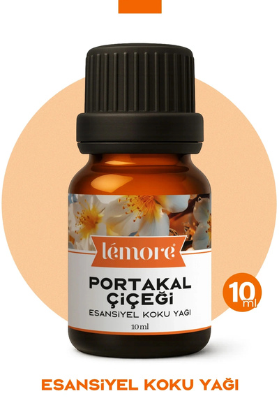 Lemore Portakal Çiçeği Uçucu Koku Yağı Buhurdanlık Yağı Difüzör Esansı Küre 10ml