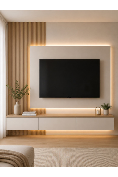 Sistem Mobilya Ledli tv paneli, tv ünitesi,
