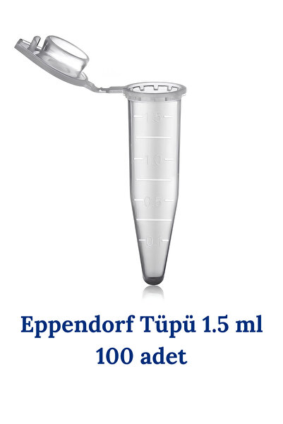 Mr. Crowley Eppendorf Tüpü 1.5 ml 100 adet Laboratuvar Uygun