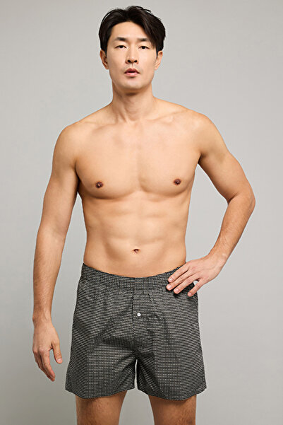 R&B Printed Boxer with Elastic Waist