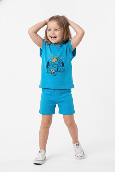 MiaBaby Reglan Kol Şortlu Takım
