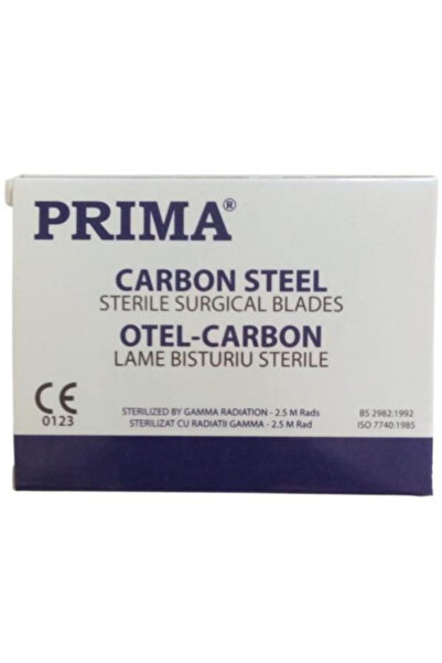 Prima Lame bisturiu Prima, otel-carbon, nr. 10, sterile, 100 buc