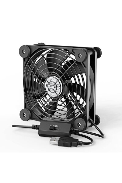MADE IN CHINA Ventilator USB de 120mm pentru PC cu 8 tampoane de protecție, v...