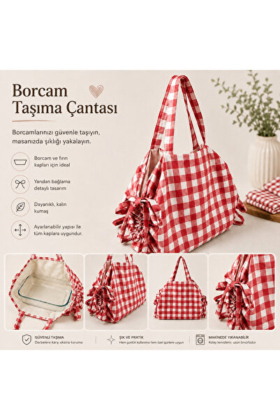 Belomia Home Collection Pötikare Desen Borcam Taşıma Çantası | Ayarlanabilir ...