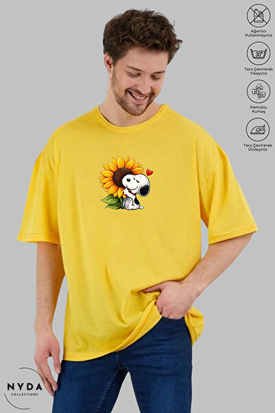 Nyda Collections Unisex majica kratkih rukava sa okruglim izrezom, sa printom...