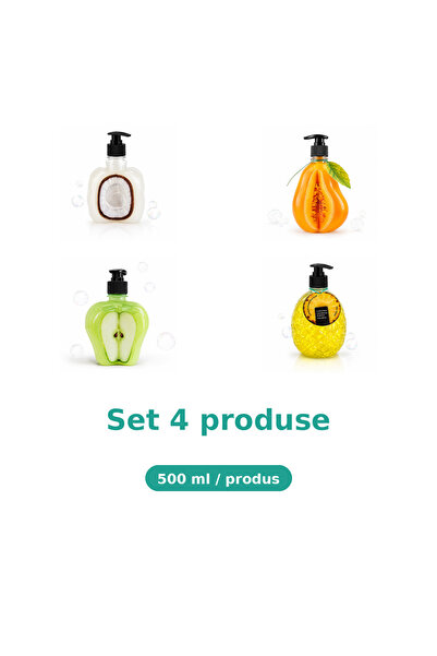 Tasty Set 4 Produse Tasty, Mix Cocos, Pepene Galben, Mar Piele Sensibila, Ananas