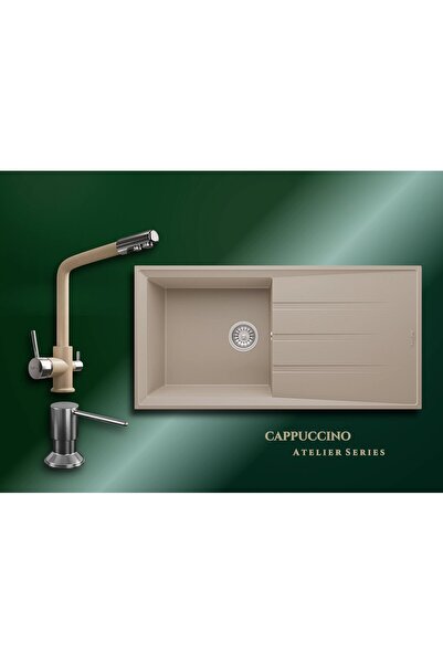 RealStone Cappuccino Atelier Series Efes 100 P012 & Abant Premium Mutfak Kole...
