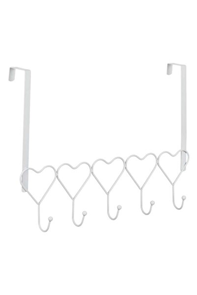 OEM Cârlige pentru Ușă și Dulap, Metalic, 5 cârlige, 41cm, 5cm, 5