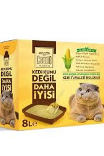 cattie Mısır Koçanı Kedi Kumu 8L