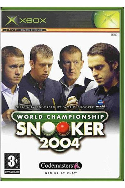 MICROSOFT Παγκόσμιο Πρωτάθλημα Σνούκερ 2004 Παιχνίδι XBOX (Μεταχειρισμένο)