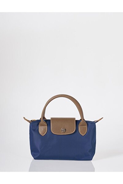 Kayra Medium Size Shopper Bag Navy Blue