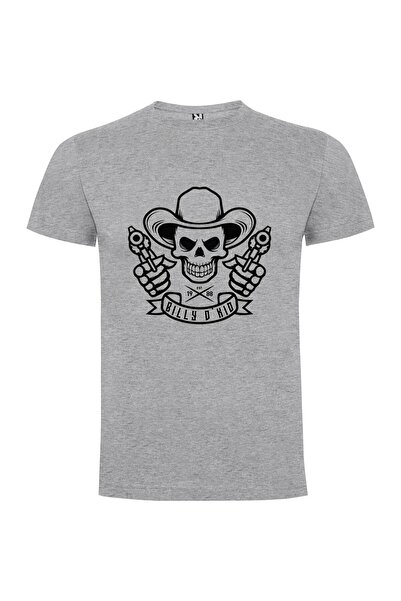 iLovePrints Cowboy Skull Gunslinger Tshirt