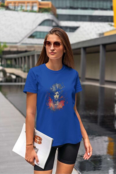 iLovePrints Abstract Portrait of a Woman Tshirt