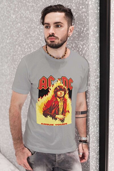 iLovePrints AC/DC Angus Young Poster Tshirt