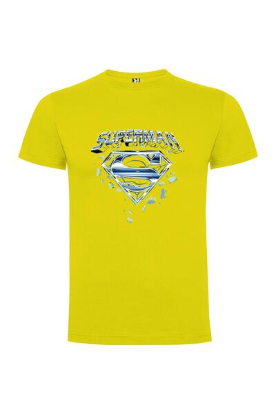 iLovePrints Glimmering Superman Emblem Tshirt