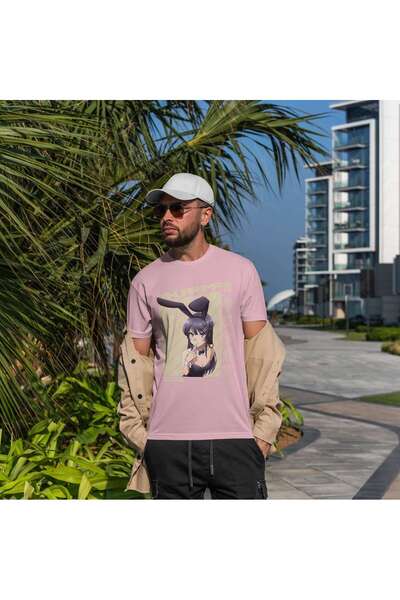 iLovePrints Anime Character in Bunny Costume Tshirt