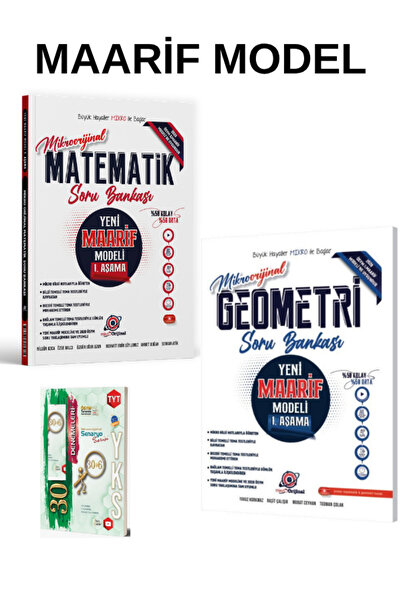 Orijinal Yayınları 2028 Model Orijinal MİKRO TYT Matematik ve Geometri Maarif...