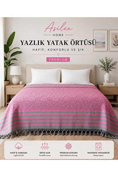 Asilex Home Collection Dvostruko tkana deka 200x250 cm, pamučna, lagana, prem...