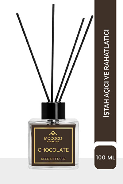 MOCOCO COSMETICS Odorizant de cameră cu bețișoare de bambus, aromă de ciocola...