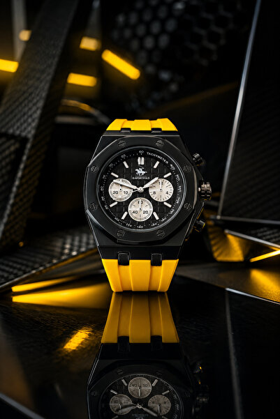 G Sport POLO Premium Silicone Cord Men's Wristwatch (Sweat-Resistant)